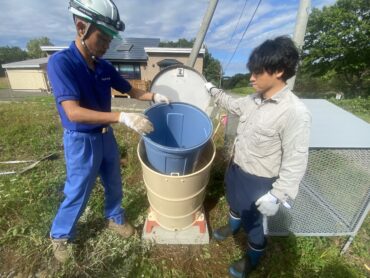 小型版とれんベアのゴミの取り出し方